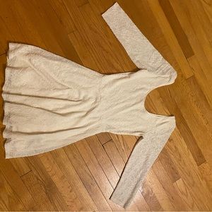 Elegant White lace dress